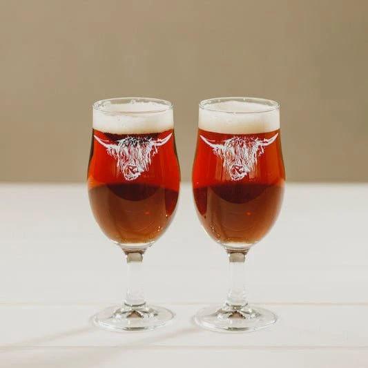MoodCompanyNL - Bierglazen Schotse Hooglander - 2 stuks - Just Slate Company Scotland - 5060718712119