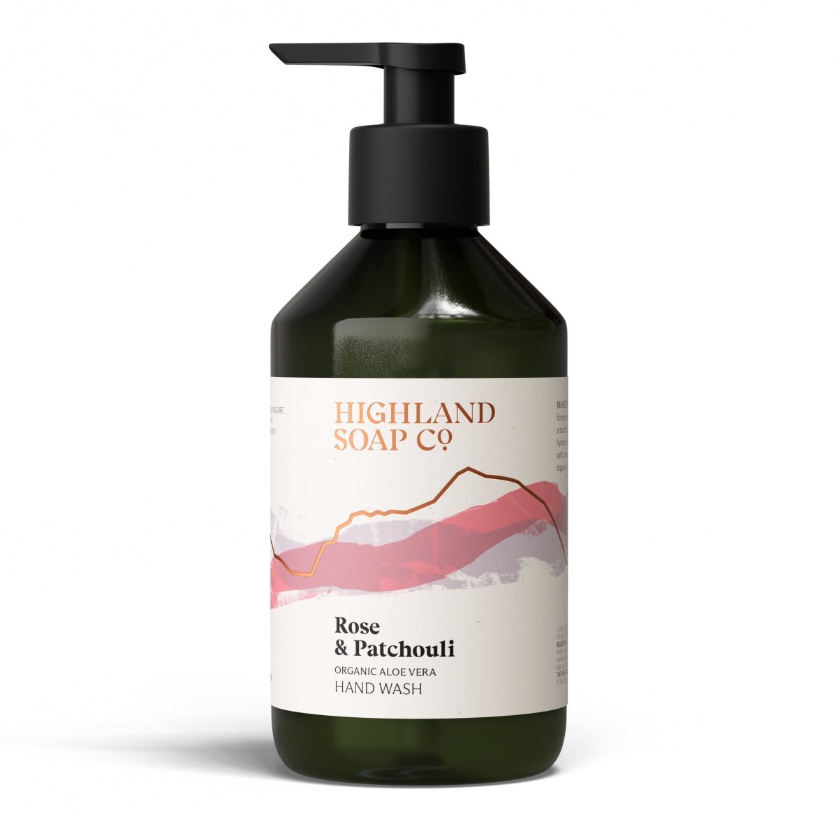 Mood Company - Biologische Handzeep 300ml - Rose & Patchouli - Highland Soap Company -