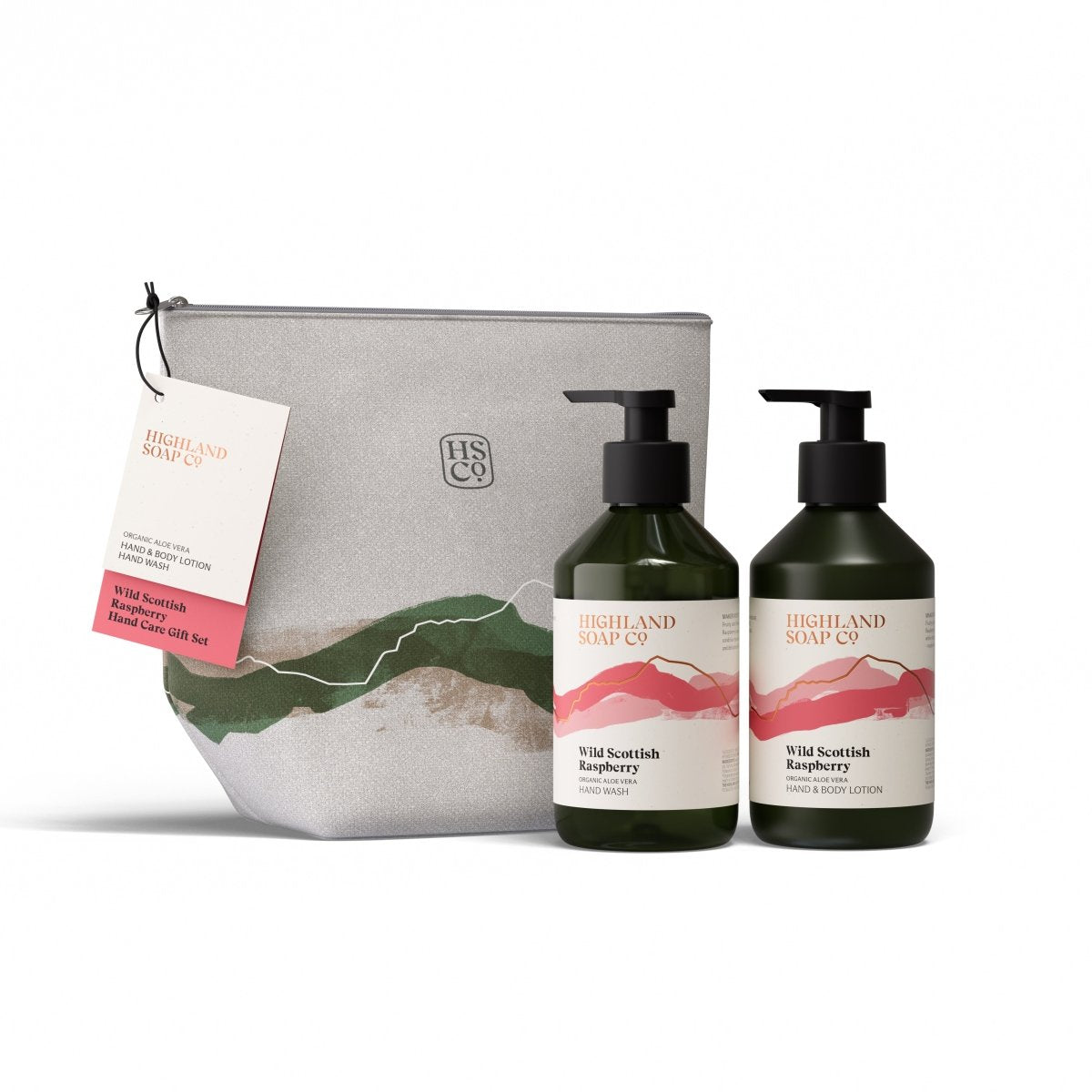 Mood Company - Cadeauset Handverzorging - Wild Scottish Raspberry - Highland Soap Company -
