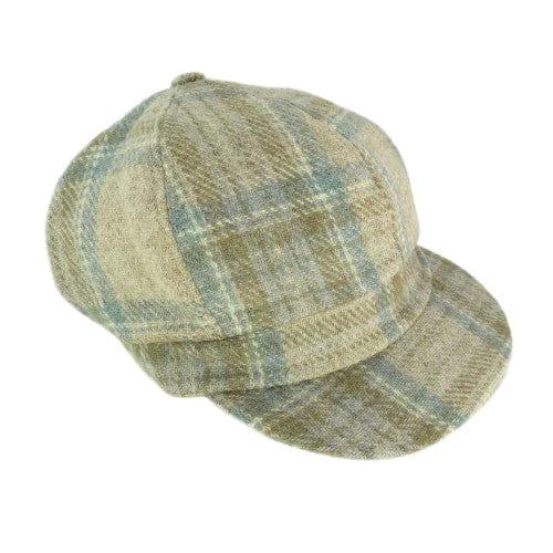 Dames Cap Beige Stewart - one size - Harris Tweed - Glen Appin of Scotland by MoodCompanyNL