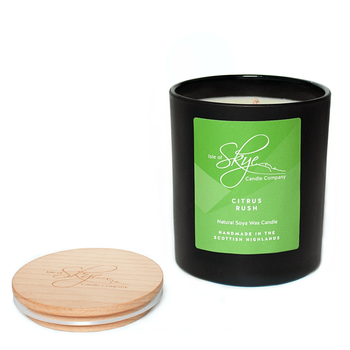 Geurkaars Citrus Rush Large - 45 uur - Sojawas - Isle of Skye Candle by MoodCompanyNL