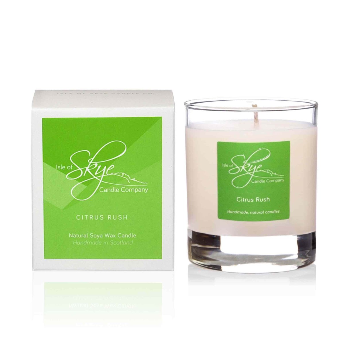 MoodCompanyNL - Geurkaars Citrus Rush Small - 30 uur - Sojawas - Isle of Skye Candle - 5060346380629