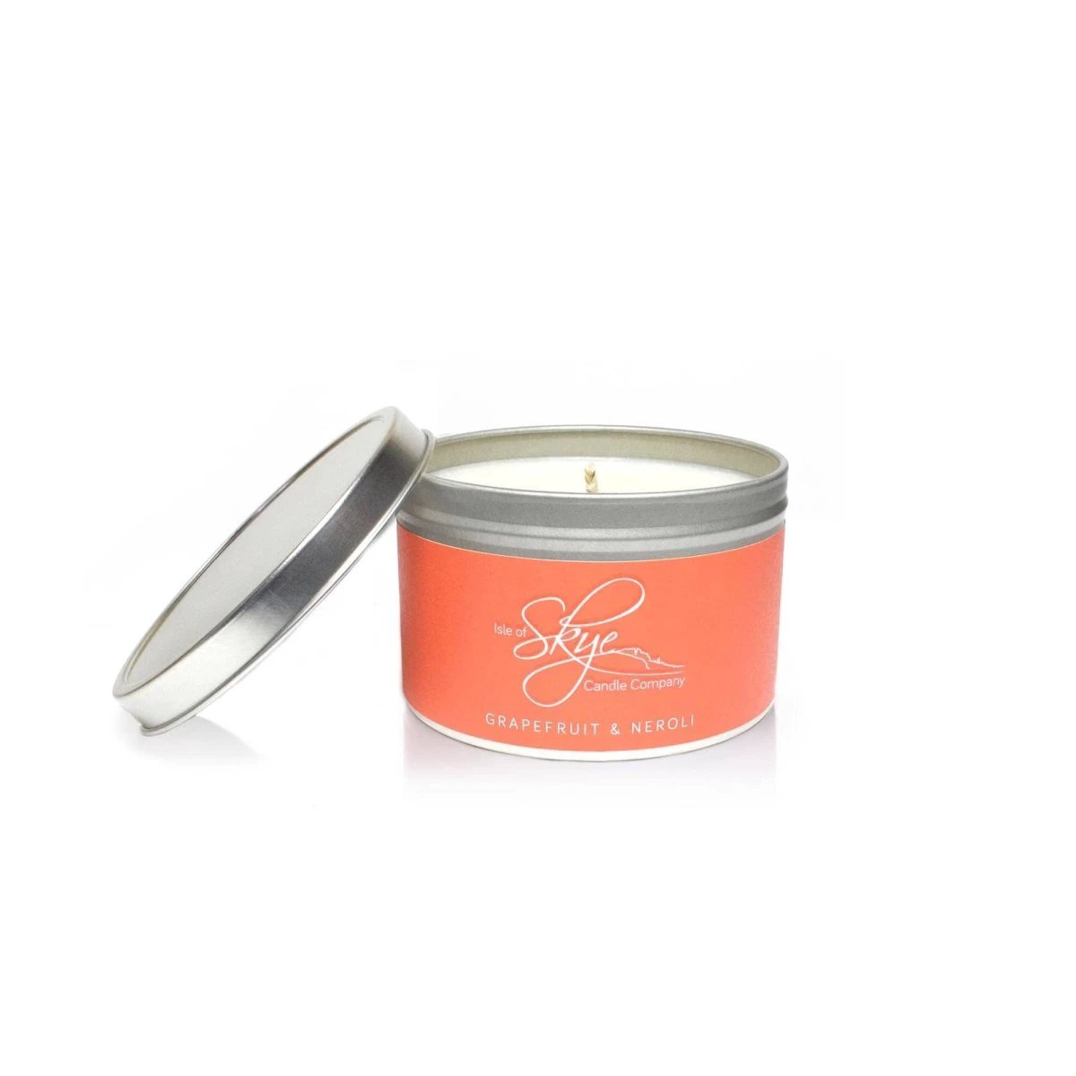 Geurkaars Grapefruit & Neroli Blikje - 30 uur - Sojawas - Isle of Skye Candle by MoodCompanyNL
