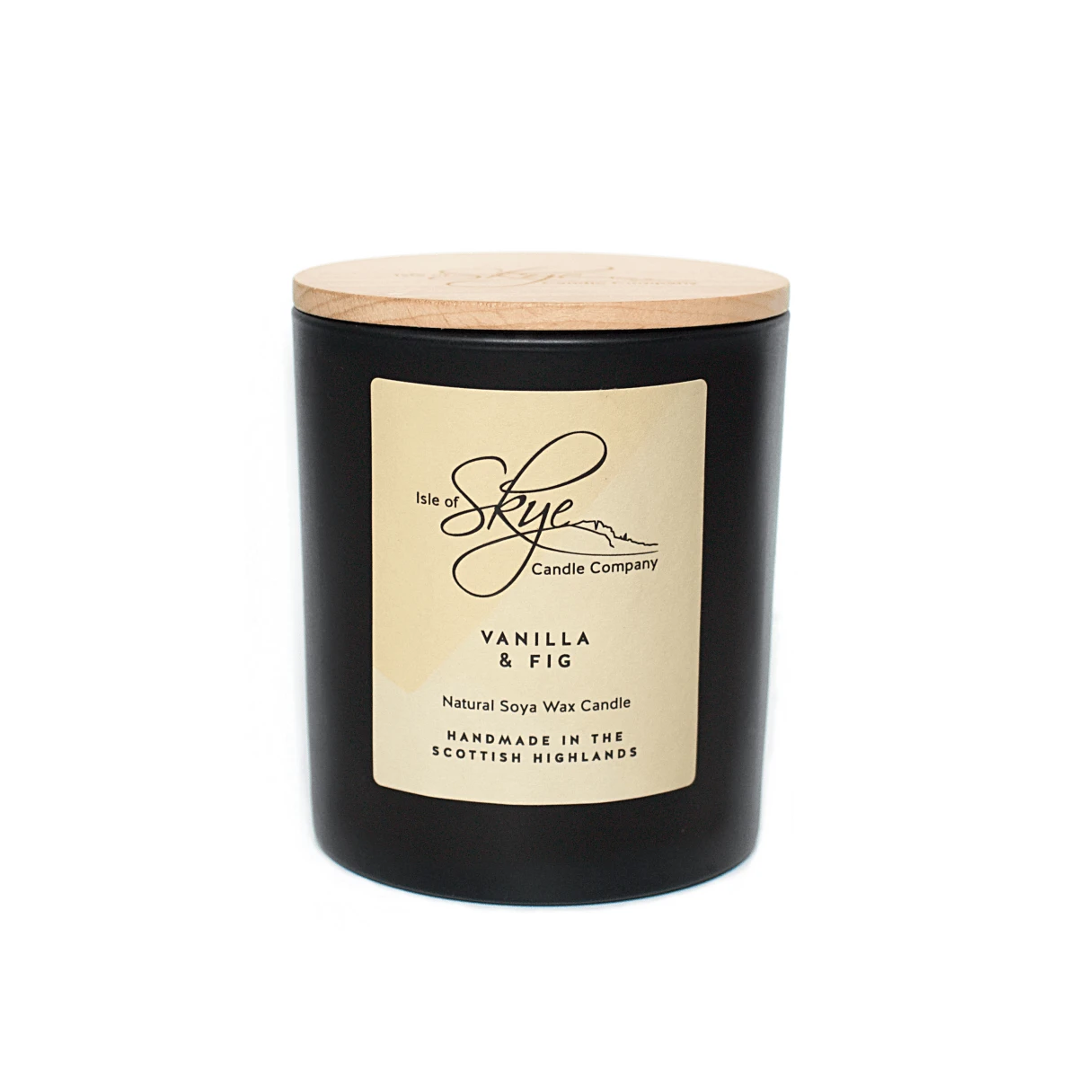 MoodCompanyNL - Geurkaars Vanille en Vijg Large - 45 uur - Sojawas - Isle of Skye Candle - 5060346380315