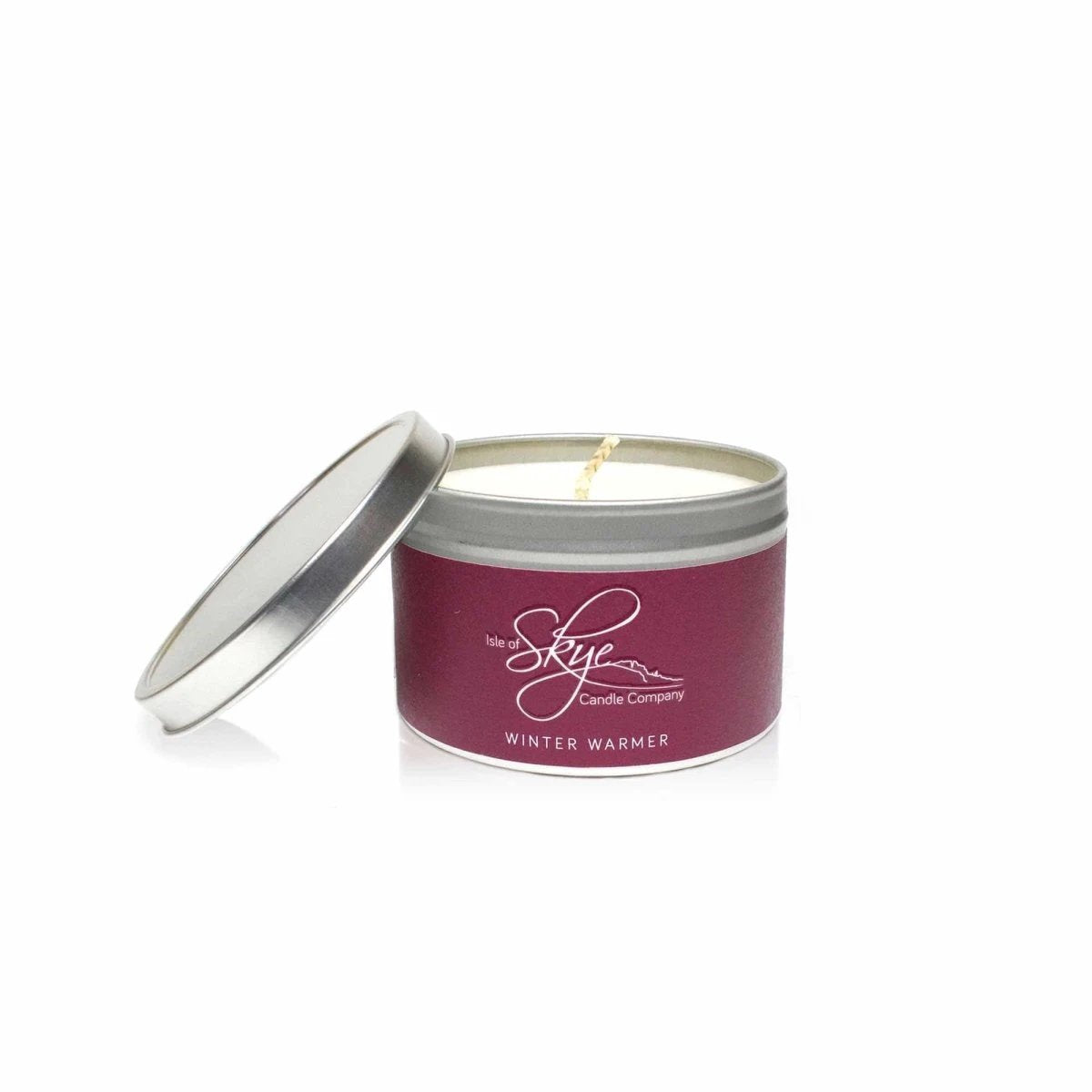 Geurkaars Winter Warmer Blikje - 30 uur - Sojawas - Isle of Skye Candle by MoodCompanyNL