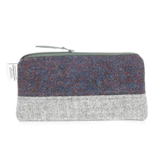 MoodCompanyNL - Harris Tweed Make - up tas Paars - 6095653464488