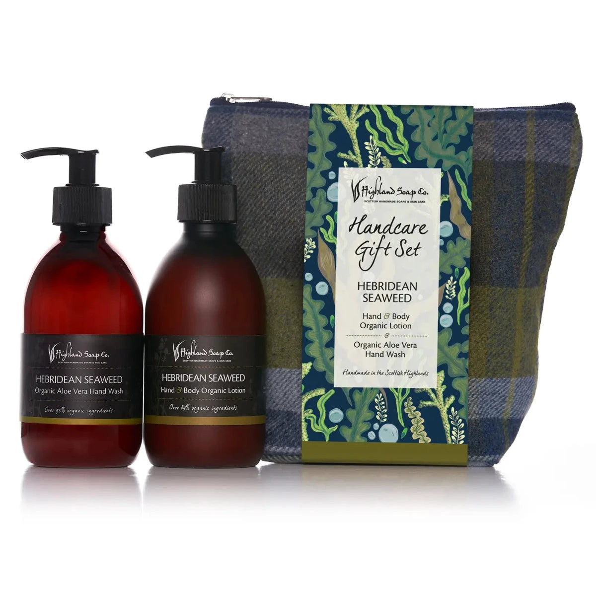 Hebridean Seaweed – Fris & Zilt - Cadeauset Handverzorging – Handzeep, Lotion & Tas by MoodCompanyNL