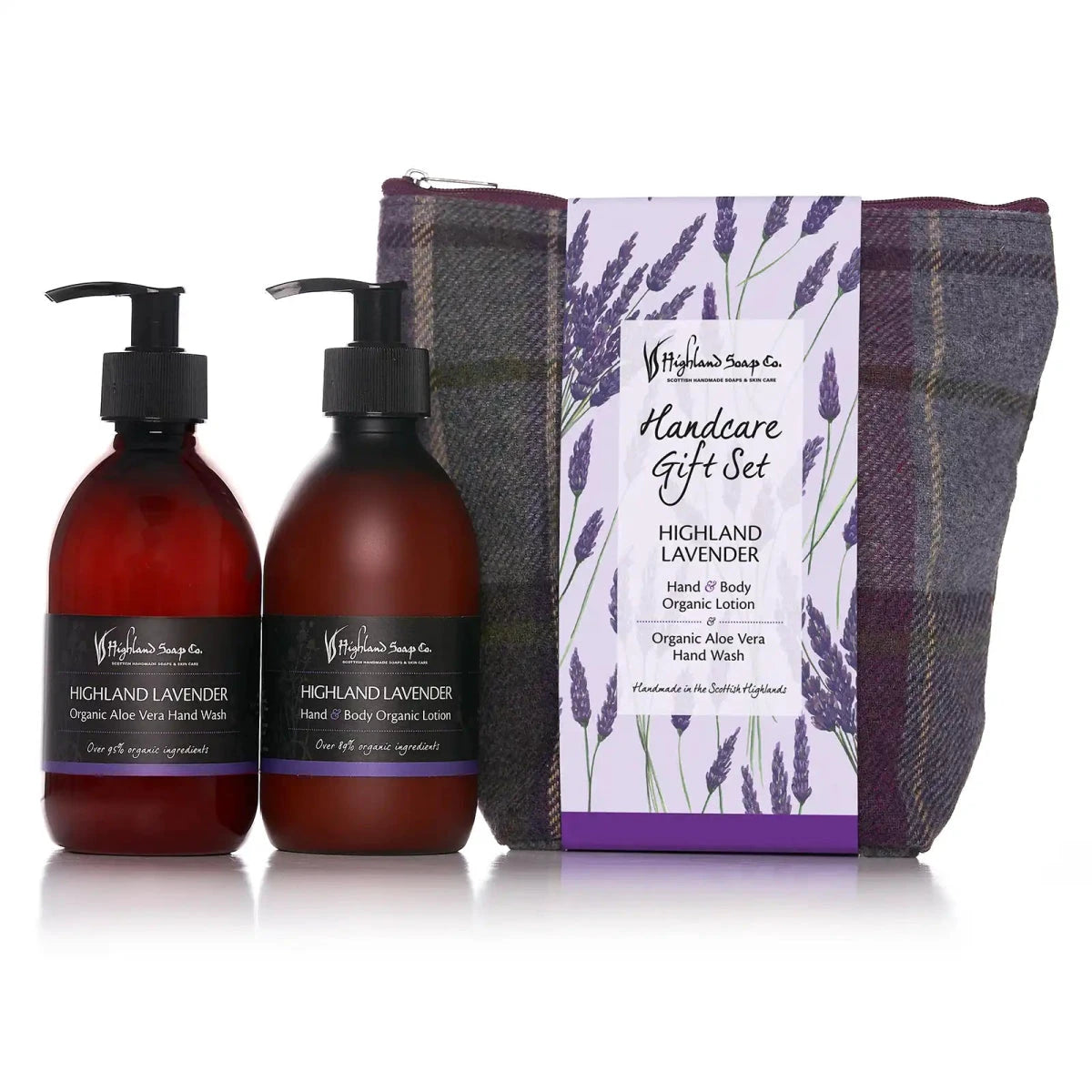 Highland Lavender – Rust & Balans - Cadeauset Handverzorging – Handzeep, Lotion & Tas by MoodCompanyNL