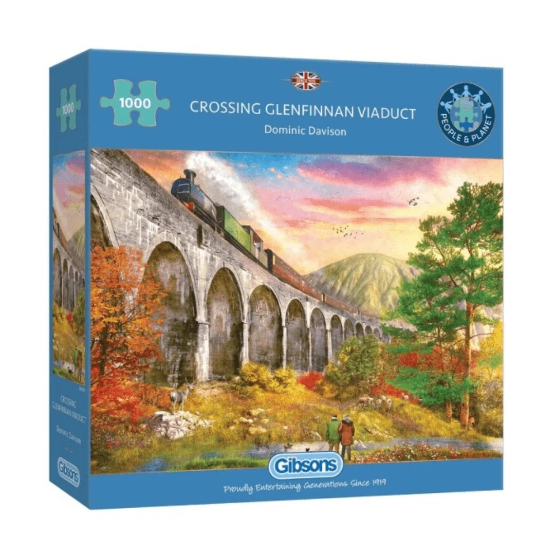 Jigsaw Crossing Glenfinnan - 1000pc by MoodCompanyNL