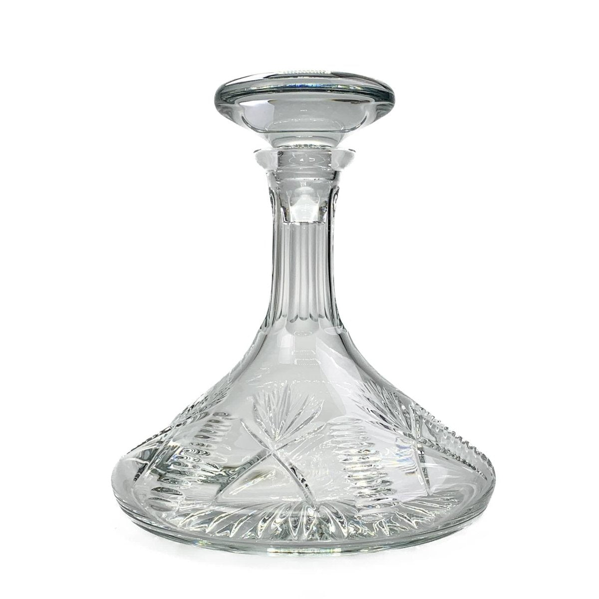 MoodCompanyNL - Karaf Bothwell - 1250 ml - Loodkristal - Scheepskaraf in luxe houten doos - Glencairn Crystal Scotland - 5060025550459