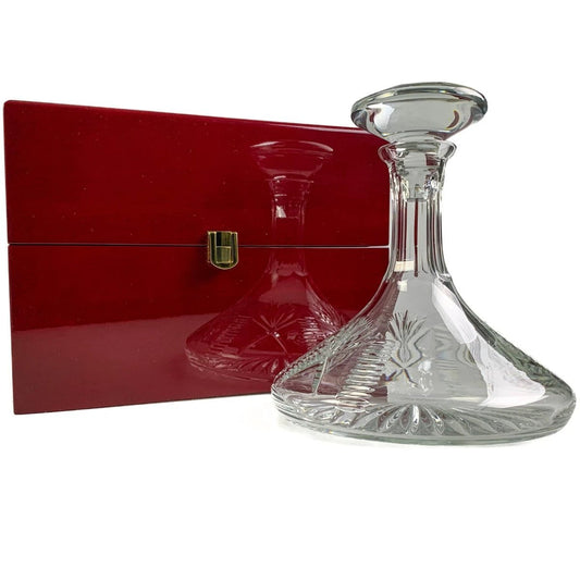 Karaf Bothwell - 1250 ml - Loodkristal - Scheepskaraf in luxe houten doos - Glencairn Crystal Scotland by MoodCompanyNL