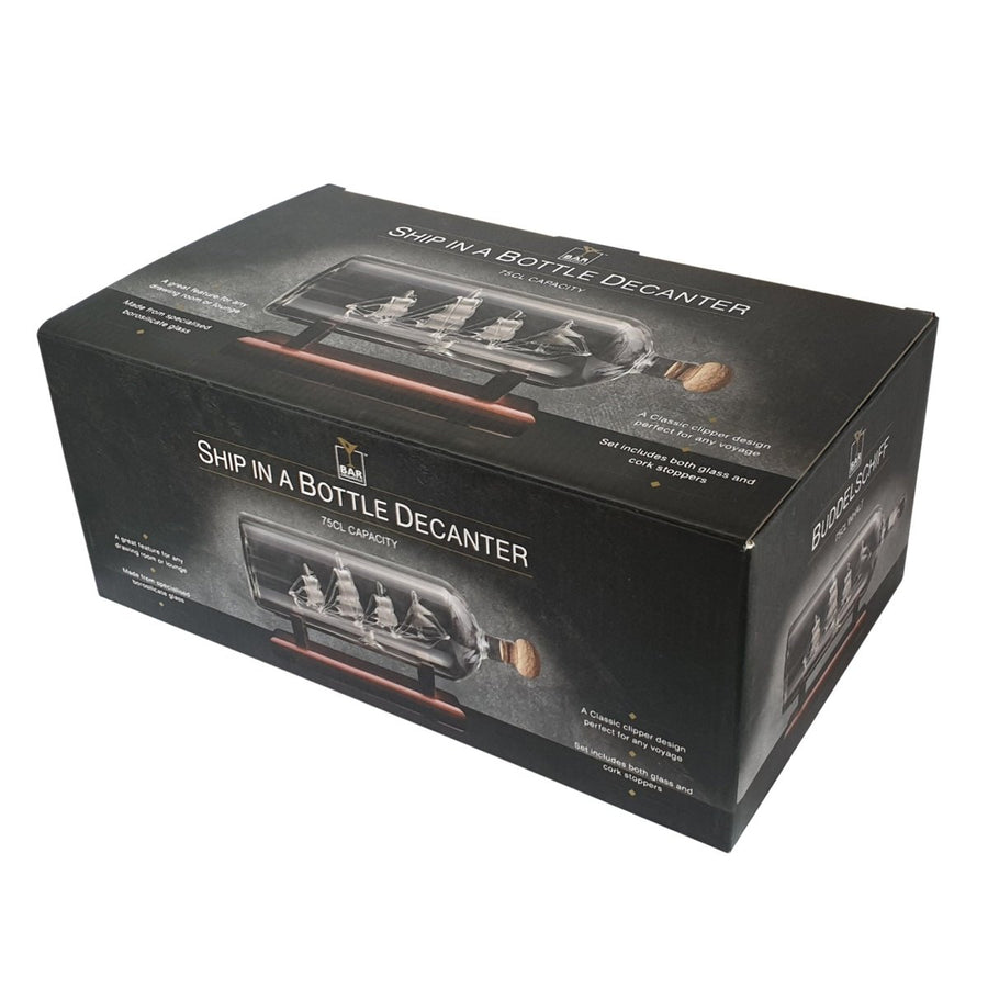 MoodCompanyNL - Karaf Schip in een fles - 750ml - Handgemaakt - Bar Originale - 5013313005223