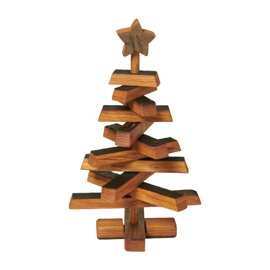 MoodCompanyNL - Kerstboom Small van oude whiskyvaten - 41 x 24 cm - Handgemaakt - Darach Scotland - 6091021971930