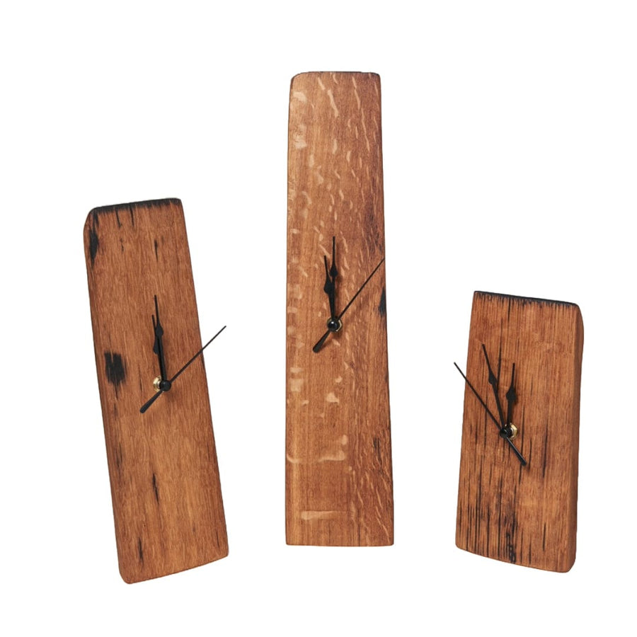 MoodCompanyNL - Klok medium van oude whiskyvaten - circa 29 cm hoog - Handgemaakt - Darach Scotland - 6091024518583