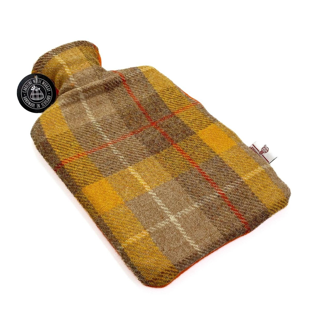 Kruik Geel Beige - 2 liter - Harris tweed - Handgemaakt in Schotland - Caroline Wolfe Murray by MoodCompanyNL