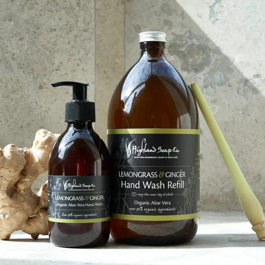 Lemongrass & Ginger – Fris & Pittig - Biologische Handzeep 300ml by MoodCompanyNL