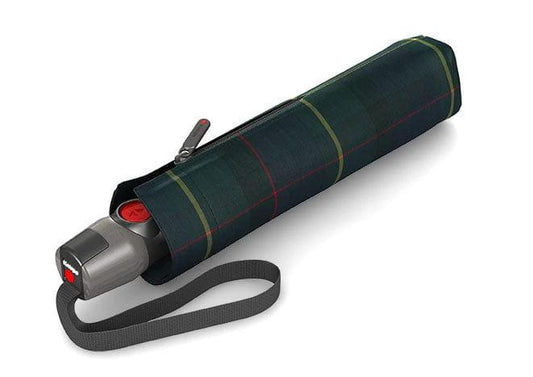 Opvouwbare Paraplu Geruit Hunter - T200 - Dsn 97 cm - Opgevouwen 28 cm - Knirps by MoodCompanyNL