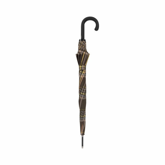 MoodCompanyNL - Paraplu Golf Flex Bruin Geel - Fiberglass - Dsn 116 cm - Lengte 95 cm - Doppler - 9003034360240