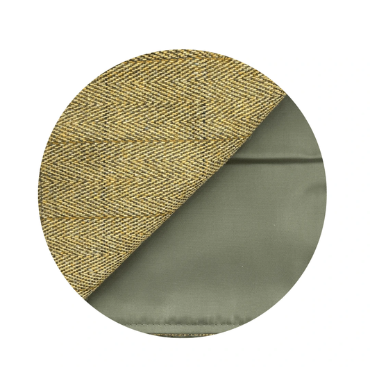 Picknickkleed Walker Olive - Tweed - Waterdicht - 66 × 98cm - Tweedmill by MoodCompanyNL
