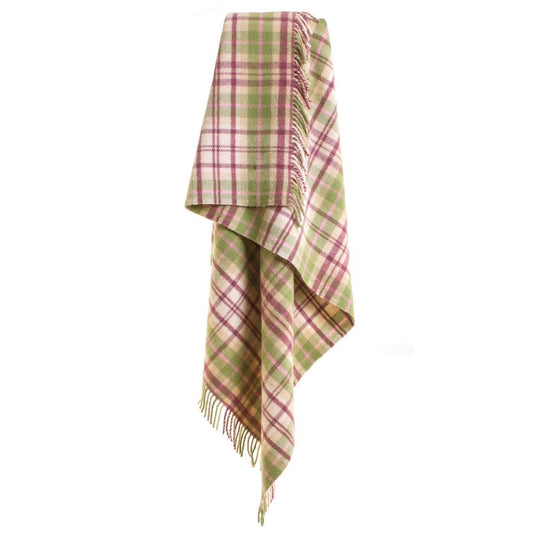 MoodCompanyNL - Plaid Tartan Cottage Roze - 150x183 - Nieuw Wol - Tweedmill UK - 5060445893976