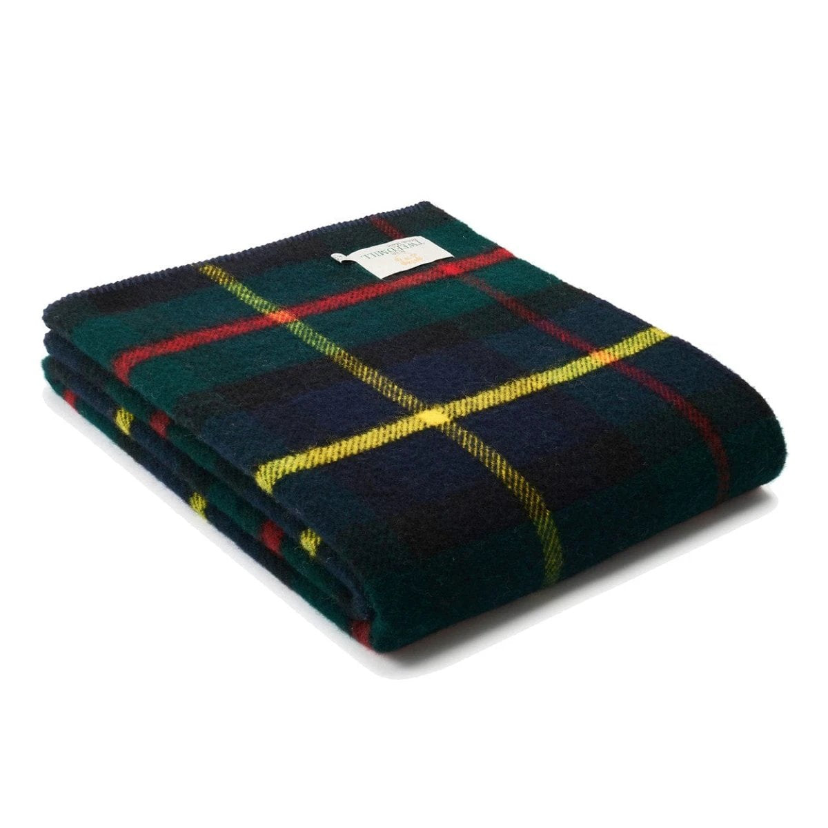 Plaid zonder franje Tartan Hunting MacLeod - 150x200 - Nieuw Wol - Tweedmill UK by MoodCompanyNL