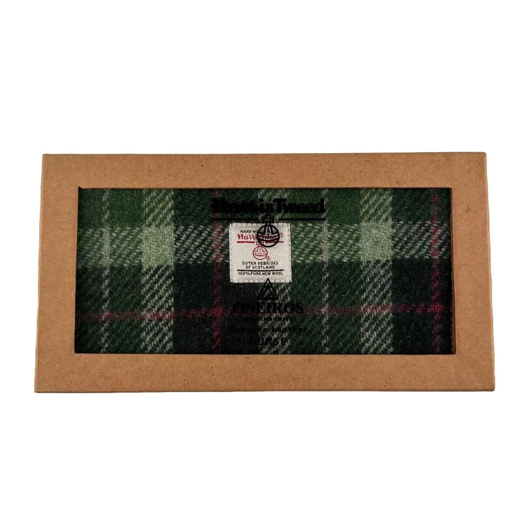 Portemonnee Groen Tartan & Leer | Compact & Klassiek | Das Impex by MoodCompanyNL
