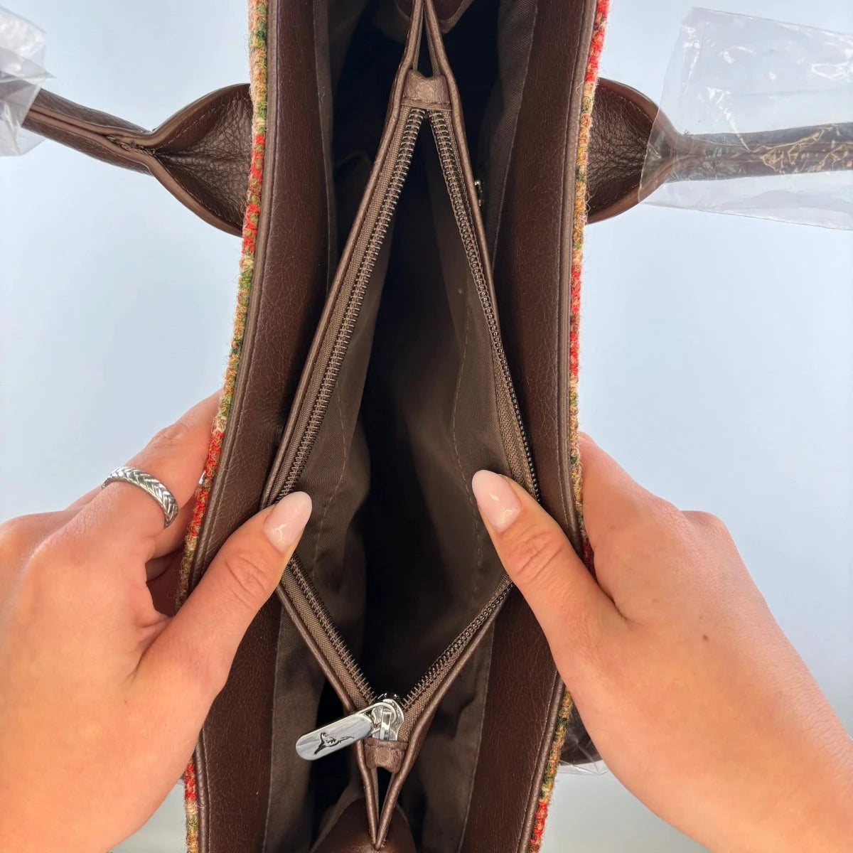 Schoudertas Cassley Paars - Klassiek - Harris Tweed - Glen Appin of Scotland by MoodCompanyNL