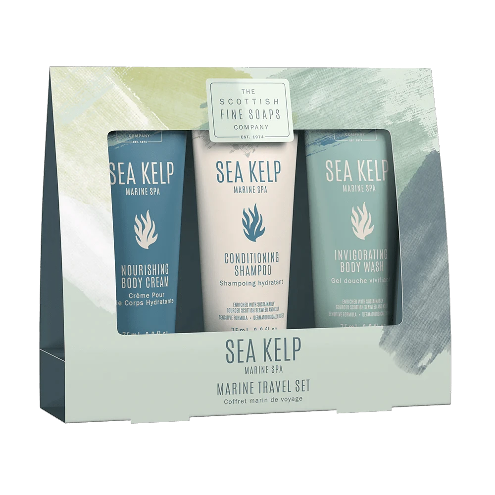 Sea Kelp Reisset 3x 75 ml Conditioning Shampoo, Body Wash en Body Cream by MoodCompanyNL