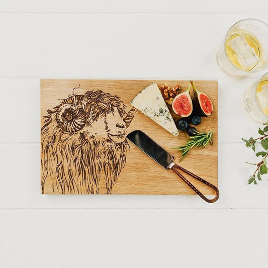 Serveerplank Ram - 30x20 - Schots Eikenhout - Scottish Made by MoodCompanyNL