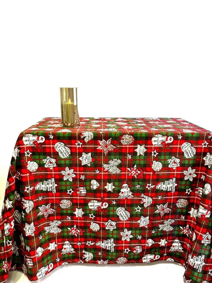 Servetten Tartan Kerst Rood - 40x40 - 2 stuks! - Katoen - Mood Company by MoodCompanyNL