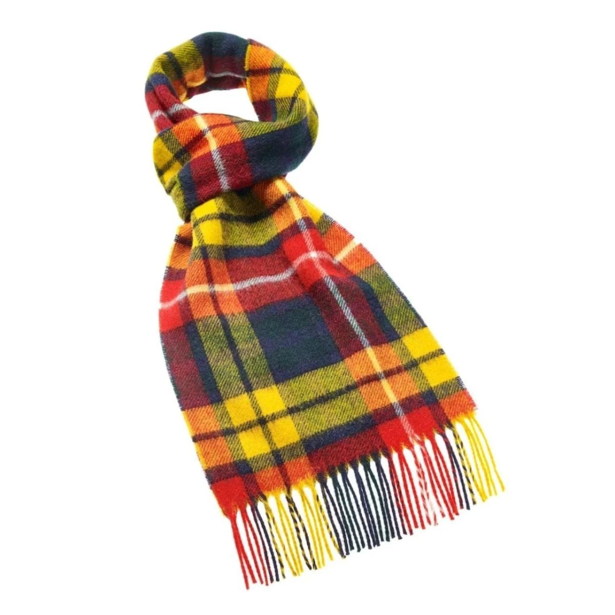 Sjaal Tartan Buchanan - Meriono Lamswol - 25 x 190 - Bronte by Moon Scotland by MoodCompanyNL