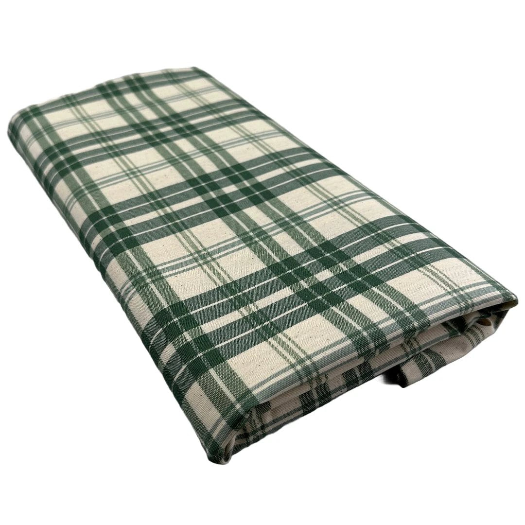 Tafelkleed Tartan Glasgow Groen XL - 140x300 - Vlekbestendig - Geïmpregneerd Katoen - Mood Company by MoodCompanyNL