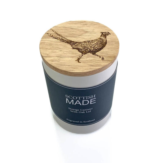 Voorraadpot Fazant Small - 13x9 - Gegraveerd - Scottish Made by MoodCompanyNL