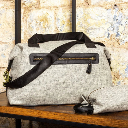 Weekendtas Grijs - Tweed - Tweedmill by MoodCompanyNL