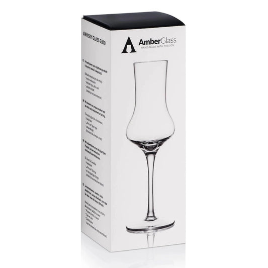 Whiskyglas G300 – 100 ml – handgemaakt – Amber Glass by Mood Company
