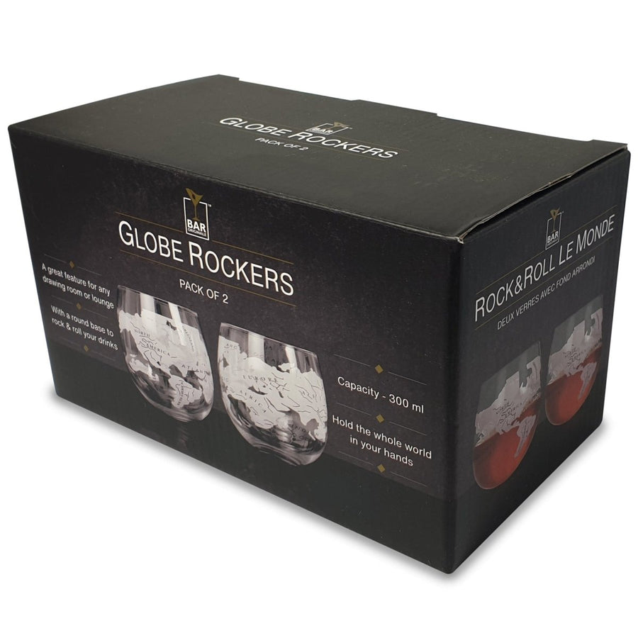 MoodCompanyNL - Whiskyglas Globe Rockers set van 2 - 300ml - Bar Originale - 5013313004271