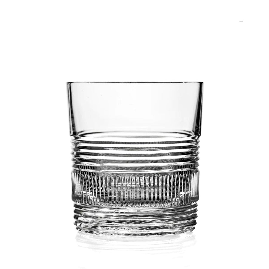 MoodCompanyNL - Whiskyglas Loop - Double Old Tumbler - Handgemaakt - Loodkristal - Cumbria Crystal England - 6095637774794