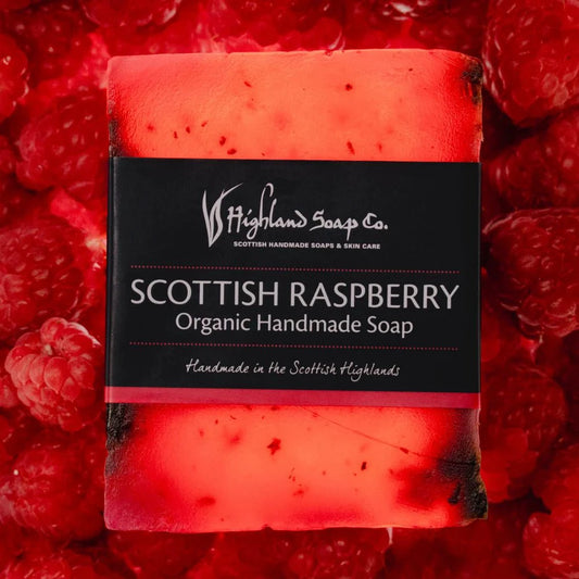 Wild Scottish Raspberry – Fruitig & Zoet - Biologische Glycerine Zeep 150g by MoodCompanyNL