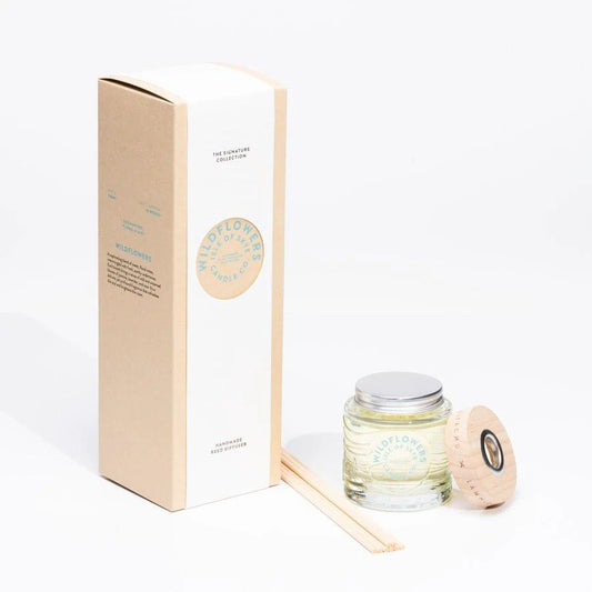 Reed Diffuser Wildflowers – langdurig geurend bloemenveld - Isle of Skye Candle by Mood Company