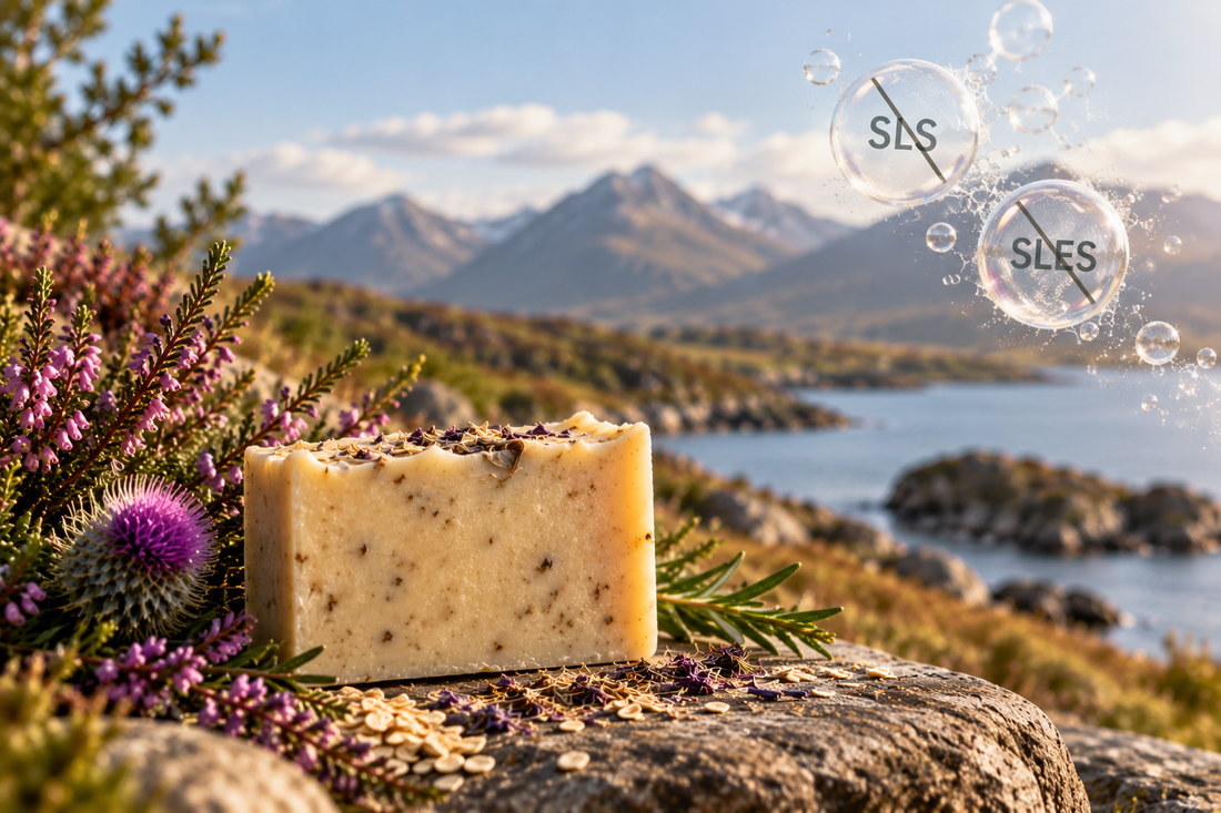 SLS en SLES in zeep: wat zijn het en waarom laat The Highland Soap Company ze weg? - Mood Company