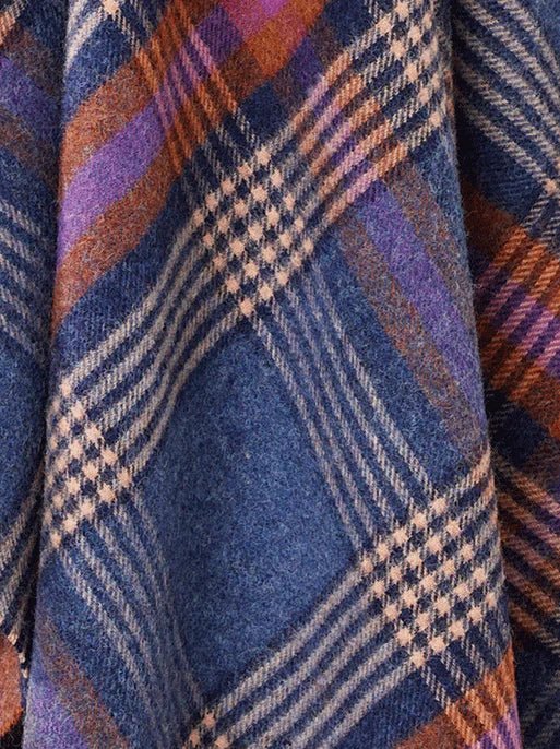 Soft plaids made of lambswool