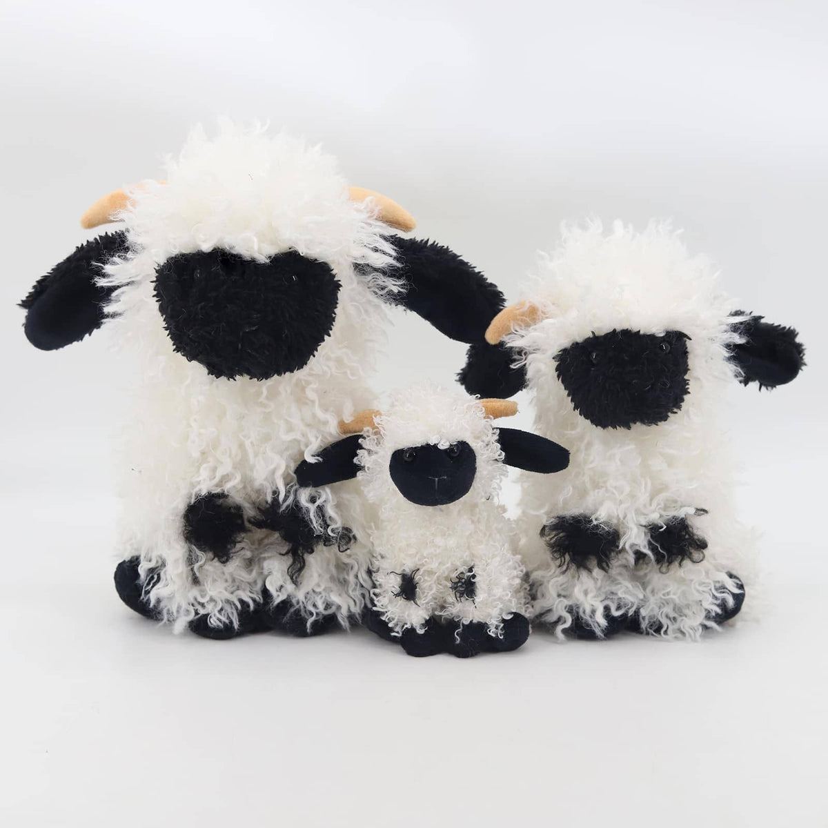 Kuscheltier Walliser Schwarznasenschaf Mini - 12 cm - Weicher Plüsch - Jomanda