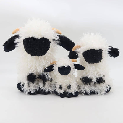 Kuscheltier Walliser Schwarznasenschaf Mini - 12 cm - Weicher Plüsch - Jomanda
