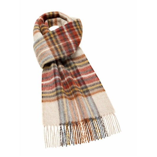 Écharpe Otley Rouille - Laine d'agneau mérinos - 25 x 190 - Bronte by Moon Écosse