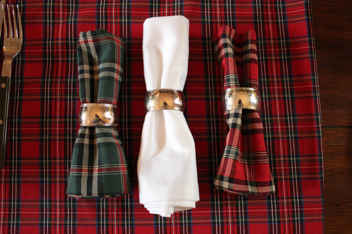 Tischdecke Tartan Windsor Rot - Baumwolle/Polyester - Bamar