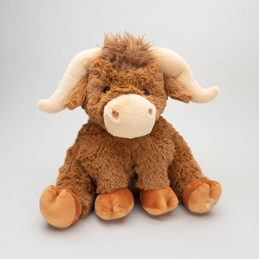 Highland Cow Soft Toy Brown - 30 cm - Soft Plush - Jomanda