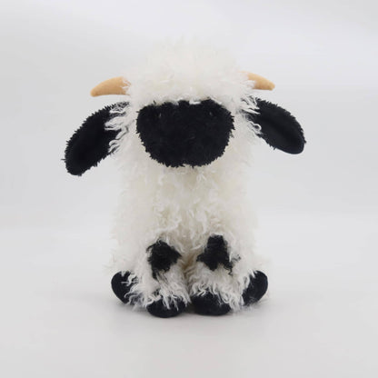 Kuscheltier Walliser Schwarznasenschaf Mini - 12 cm - Weicher Plüsch - Jomanda