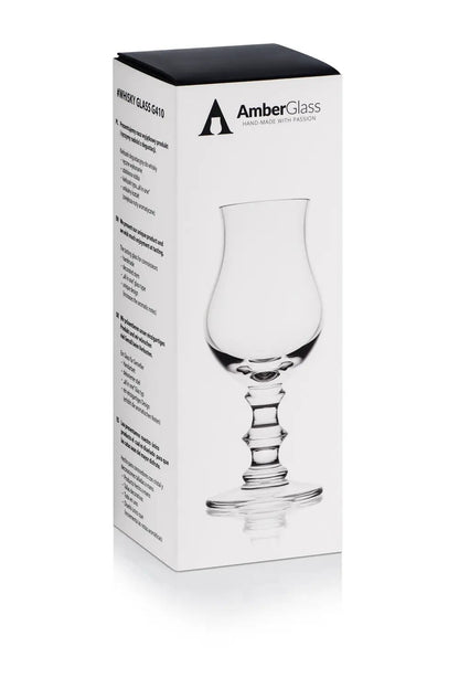 Whiskyglas G410 – 200 ml – handgemaakt – Amber Glass by Mood Company