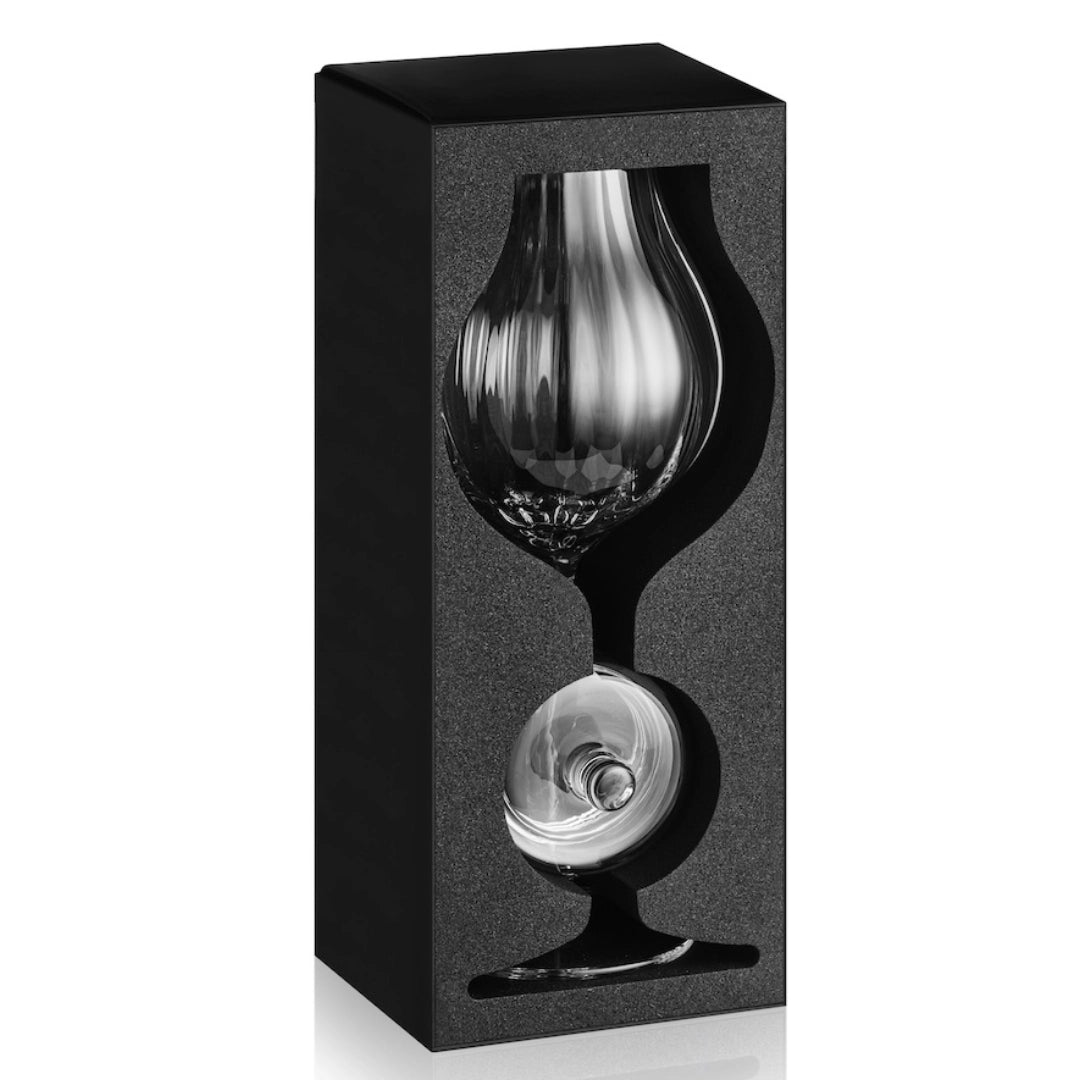 Whiskyglas G610 – 200 ml – met deksel – handgemaakt – Amber Glass