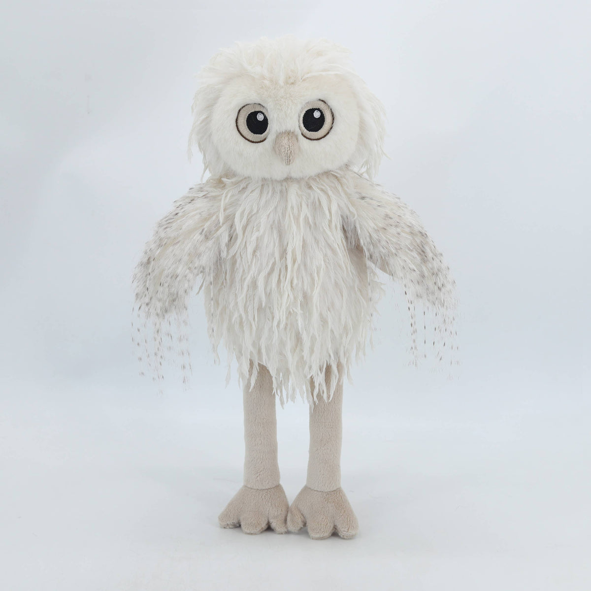 Kuscheltier Eule mit Baumelbeinen - 25 cm - Weicher Plüsch - Jomanda